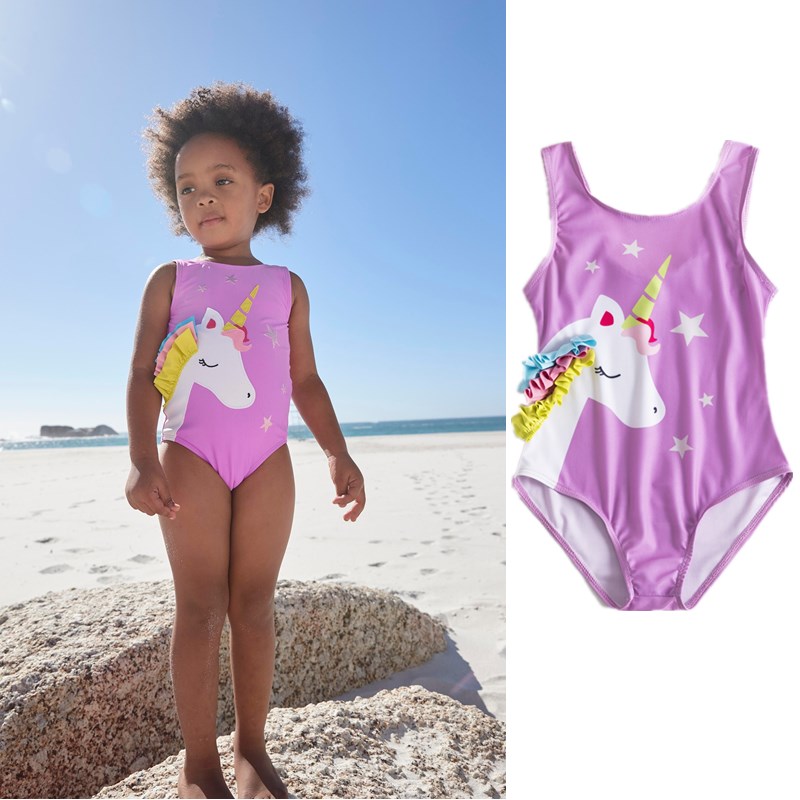 baby girl unicorn swimsuit