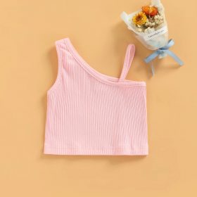 2-8Y Fashion Sleeveless Strap Tank Tops Casual Children Vest Top photo review