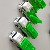 4Pcs Kids Truck Models Pull Back Military Engineering Fire Toys photo review